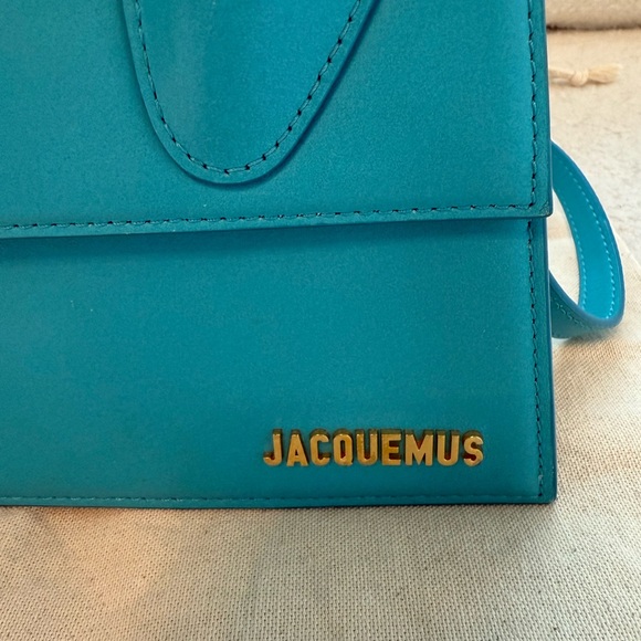 Jacquemus Blue Crossbody Bag with Structured Design - Picture 3 of 5